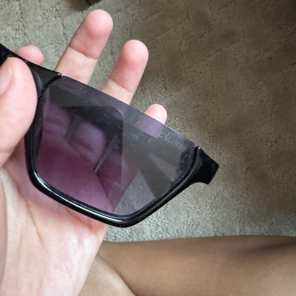 CELINE Black Frame 60-15-135 Lens Sunglasses CL400281 01C - Picture 3 of 7